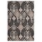 Milan Bilson Black Rug 8X10.3 Transitional Design Heat Set Polypropylene